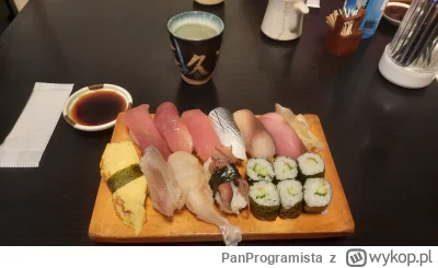 PanProgramista - Sushi do oceny. Taki zestaw z taką małą zupą kosztował mnie 26 zł. M...