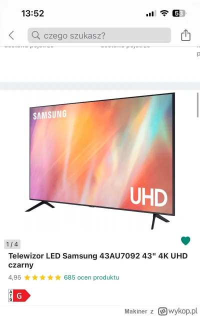 Makiner - Siema czy ktoś ma taki telewizor i może potwierdzić że da się na nim zainst...