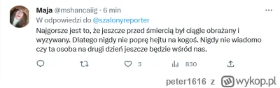 peter1616 - Teraz to każdy mądry i wielce dobrotliwy, a wcześniej j----i jego jak psa...