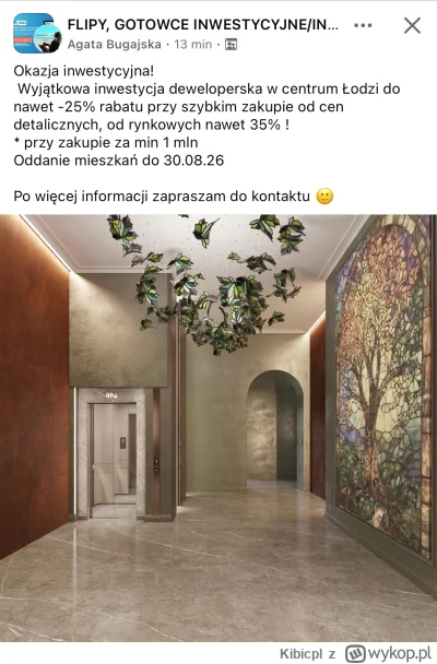 Kibicpl - #nieruchomosci 

Kurniki w centrum Łodzi z rabatem 35%? Bardzo proszę!

( ͡...