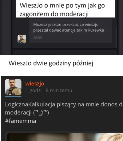 B.....y - Dziękuje że dałeś mi odrobine atencji o cudowny WieszJo
#famemma