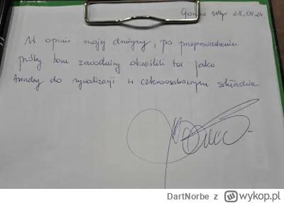 DartNorbe - Wg Sasienia to oświadczenie mówiło o odmowie wyjazdu na tor przez Stal xD...