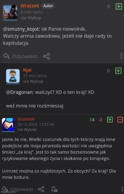 smutny_kojot - Serce rośnie od postaw tych wszystkich patriotów, którzy tu z nami sie...