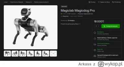 Arkass - Można już kupić u nas legalnie chińskie roboty typu pieseł i android, od kra...