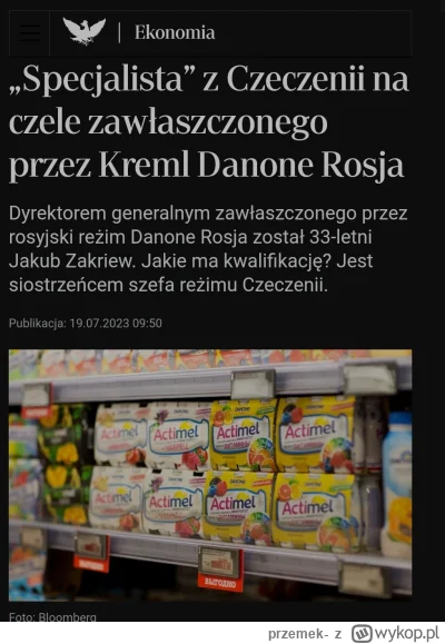 przemek- - Hahaha takie działania Wenezuela robiła, nie będzie już nigdy powrotu do t...