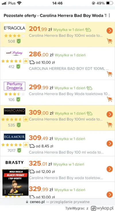 TyleWygrac - Cześć. Czy któryś z tych sklepów jest legit?
#perfumy