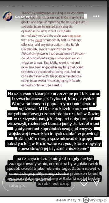 elena-mary - Problem w tym, że zydki dalej nie rozumieją. Oni myślą, że pomagają pale...