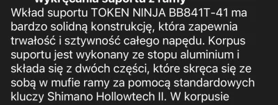 marausz - @ujdzie no ten co potrzebuje ma niby w opisie 
Hollowtech II tylko właśnie ...