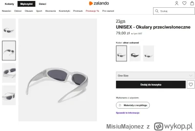 MisiuMajonez - Okulary na Zalando za 79zł, a w Tigerze za 35zł ( ͡º ͜ʖ͡º)
https://www...