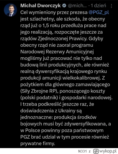 N331 - Typowy PiS. Nic nie zrobił, kłamie że robił. I na pewno by zrobił ( ͡° ͜ʖ ͡°) ...