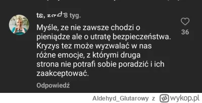 Aldehyd_Glutarowy - Taki komentarz na Instagramie pod filmem, w którym gość opowiada ...