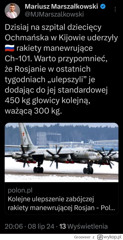 Grooveer - Nie wygląda to dobrze. Rosja jeszcze bardziej wzmocniła swoją śmiercionośn...