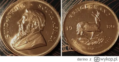 darino - Krügerrand 1980
#numizmatyka #monety