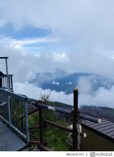 Maniek145 - Na górze Fudżi też fajnie, pizgało i padało podczas ataku szczytowego i n...