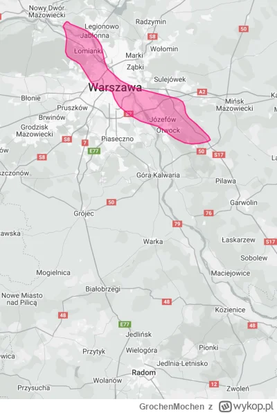 GrochenMochen - #mecz Porównanie wielkości takiego Curacao do M. Warszawy z Radomem n...