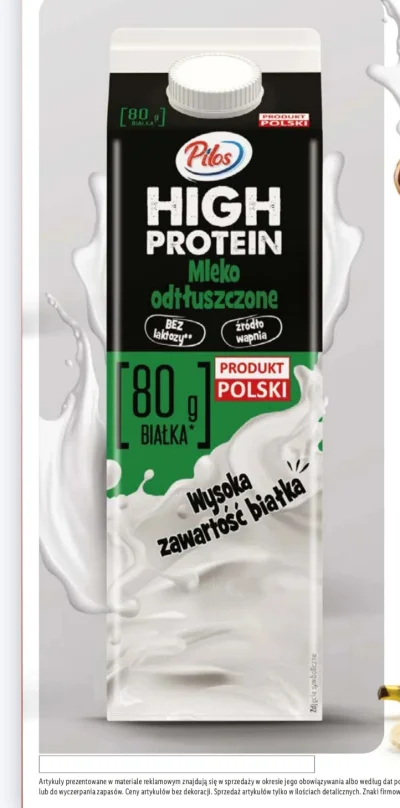 JanDzbanPL - Co myślicie i takim mleczku, czy można to traktować jako zrodlo białka?(...
