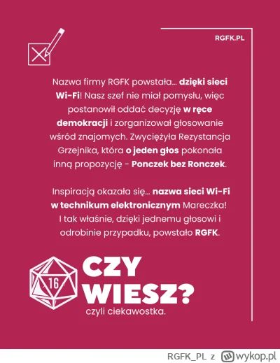 RGFK_PL - I tak, dzięki demokracji, dziś możecie odwiedzić nas pod adresem rgfk.pl!

...