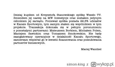 simon-king - #kanalsportowy Bór to musi mieć ciśnienie 200 xd pan Wandzel kupił akcje...