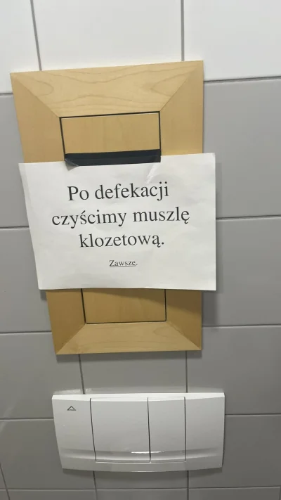 BananowyKrol - Ale fajnie u mnie w firmie, nowe zasady, już nie trzeba samemu czyścić...