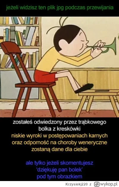 Krzysiekj220 - Dziękuje Pan Bolek