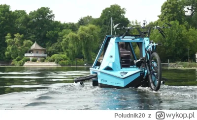 Poludnik20 - Pojazd rowerowo–wodny łotewskiego startupu BeTriton.

#rower #transport ...
