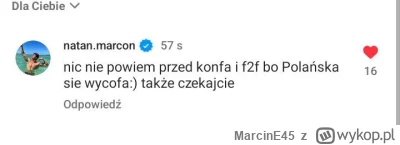 MarcinE45 - A co jesli bylo tak ze Polak powiedzial ze wezmie walke z Natanem ale tyl...
