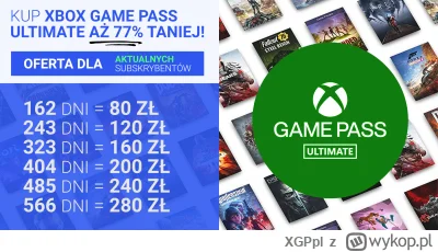 XGPpl - Panie i Panowie, ruszyła promka na Xbox Game Pass Ultimate dla AKTUALNYCH UŻY...