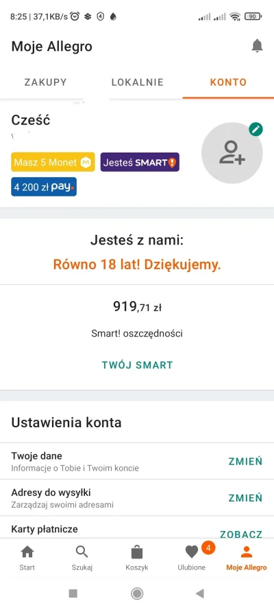 Pesa_elf - Może w porównaniu do innych tutaj nic to nie znaczy ale moje konto na alle...