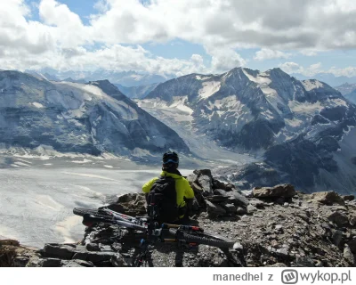 manedhel - Barrhorn, 3610 m. Najwyższy szczyt w Alpach na który można wejść i zjechać...