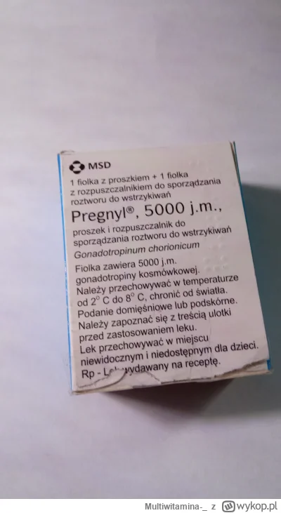 Multiwitamina-_ - HCG Pregnyl, od wybuchowego dostawcy rzekomo pordukcji  MSD. MSD Wa...