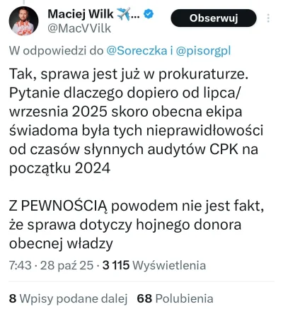 splinter96 - może i PIS zrobił przekręt wart kilkaset milionów na odchodnym, ale za t...