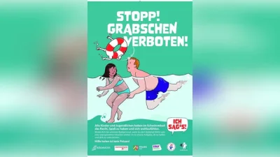 e.....a - Oto niemiecka kampania przeciwko molestowaniu na basenach. Jak widać na zał...