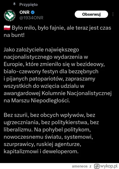 ameneos - #marszniepodleglosci #bekazprawakow #braun #konfederacja