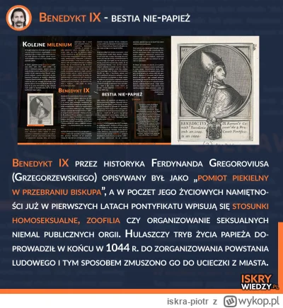 iskra-piotr - To nie papież Franciszek a właśnie Benek IX był pierwszym papieżem, któ...