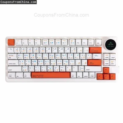 n____S - ❗ GAMAKAY LK75 75% Triple Mechanical Keyboard RGB PBT MDA
〽️ Cena: 91.99 USD...