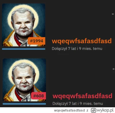 wqeqwfsafasdfasd - 1 wpis na głównej i BORDO - #wykop20 w najczystszej odsłonie... 

...