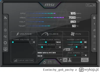 E.....y - Da się w tym zrobić auto load ustawień profilu nr 1?
Uruchamia mi się przy ...