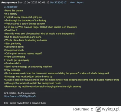 Returned - #greentext #straszne