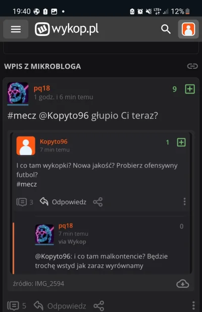 K.....6 - I co @pq18  głupio ci? Przeproś teraz
#mecz