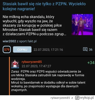 rybazryzem85 - ‼️ Wywiad Cezarego Kuleszy dla "Interii":

- "Stasiak był wodzirejem p...