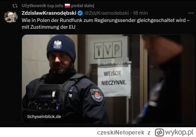 czeskiNetoperek - PiS wzywa zagranicę do przysłania sił interwencyjnych celem obaleni...