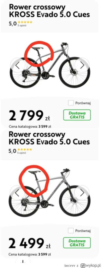 becvvv - Mireczki czym różnią się te ramy? Szukam rowera tak na miasto i trasy w lesi...