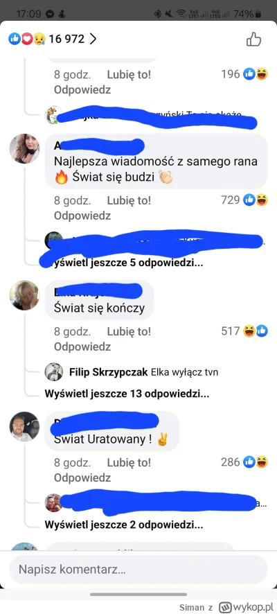 Siman - Opinie na polskim fb mocno podzielone
#trump