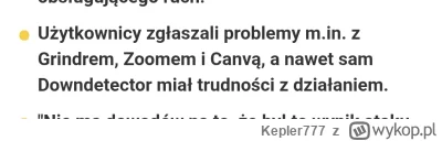 Kepler777 - eksperci z rfm24 się postarali żeby poinformować o utrudnieniach w infras...