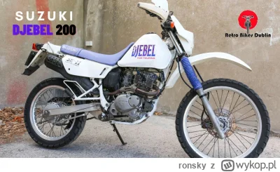 ronsky - ropuch dzisiaj w ramach ciekawostki prezentuje motocykl Suzuki: „dj Ebel” pe...