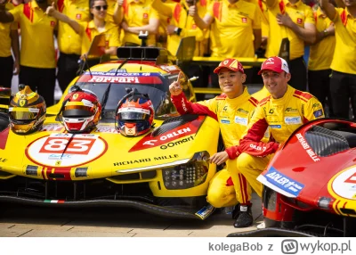 kolegaBob - 92 edycja Le Mans 24 - lista obecności 
Kibicujemy Robertowi Kubicy w żół...