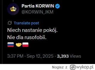 Nogisz - my wiemy od kogo wy są 

#wojna #polityka