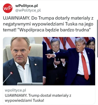 badreligion66 - #usa #polityka Pisowcy poskarżyli się Trumpowi, że Tusk go obrażał XD