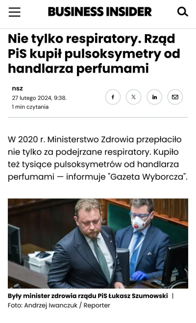 Kazanek - @sewieu666: Był covid i pis wtedy postanowił zrobić wał na respiratorach ko...