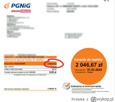 Pchelek - @DzonySiara: To moja FV za gaz którą otrzymałem kilka dni temu, 2023r koszt...